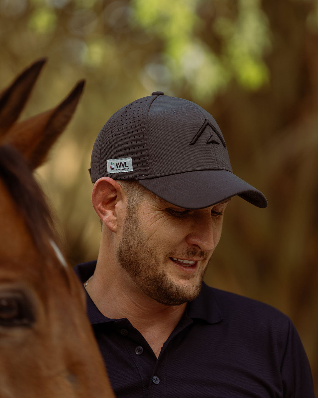 Cap with logo