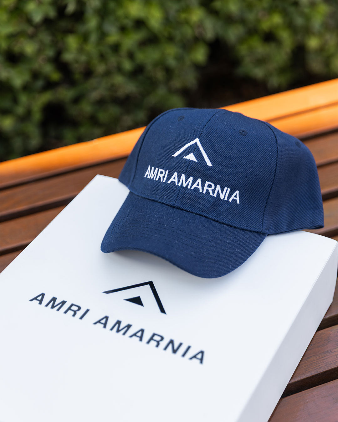 Cap with letter & logo