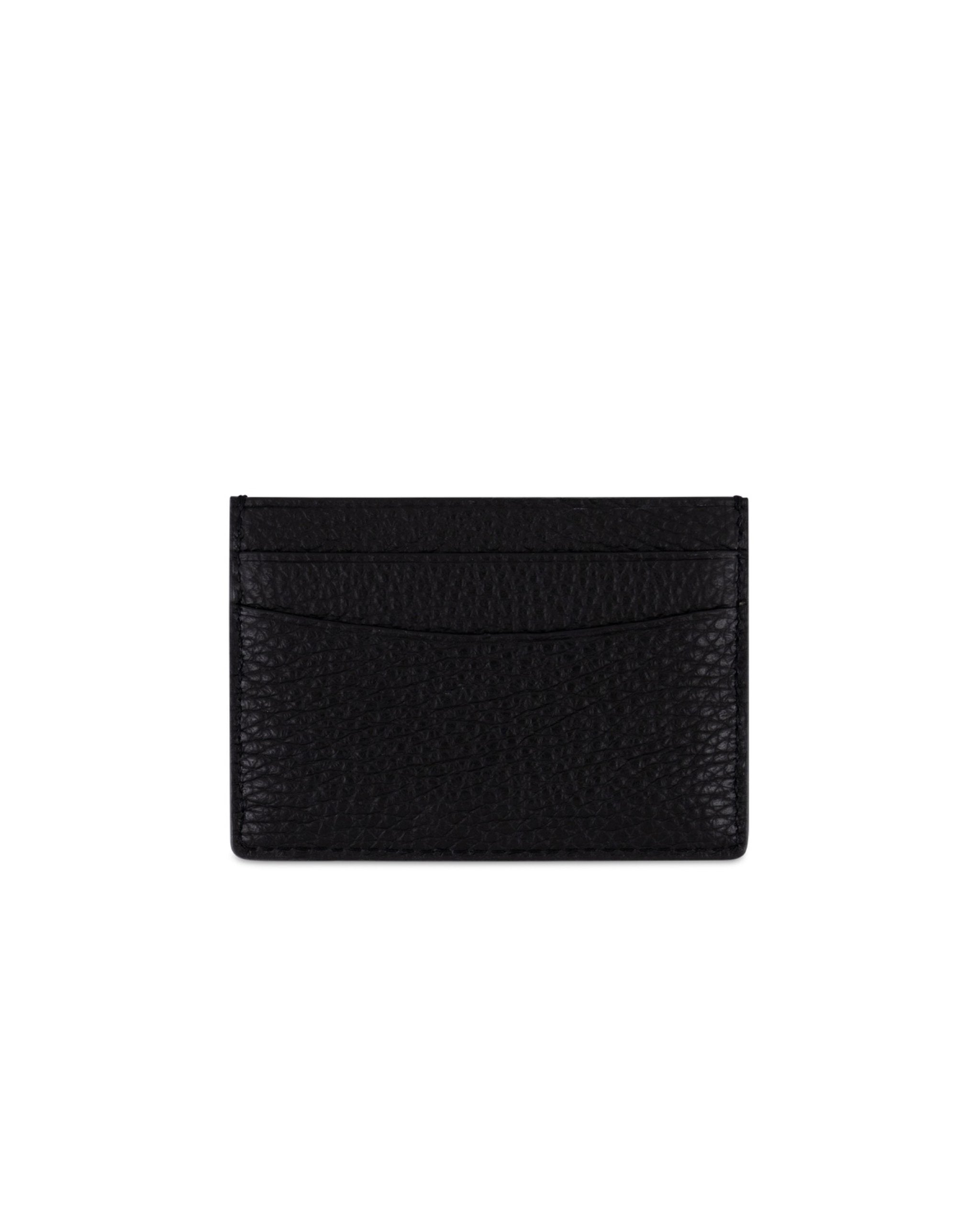AMRI AMARNIA – Leather Card Holder – Black Signature